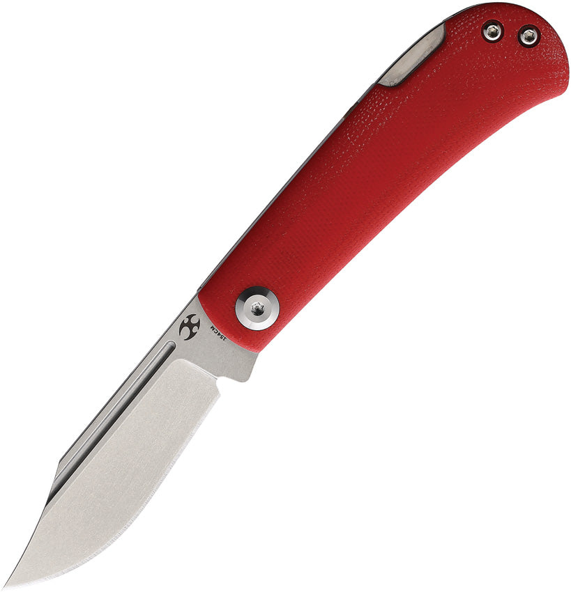 Kansept Knives Wedge Lockback Red G10