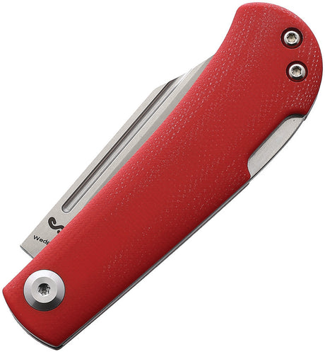 Kansept Knives Wedge Lockback Red G10