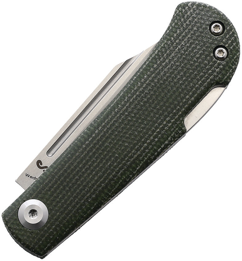 Kansept Knives Wedge Lockback Micarta Grn