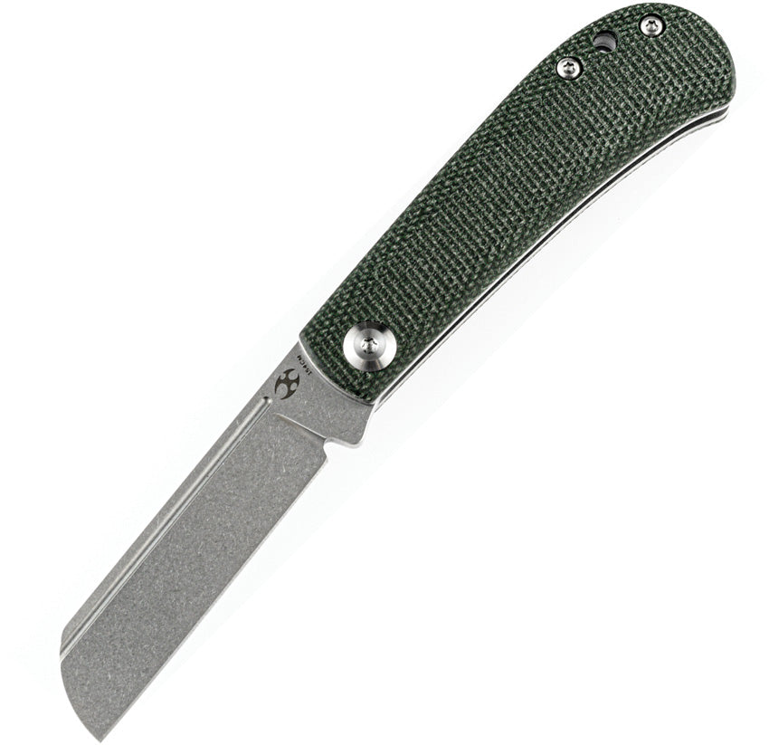 Kansept Knives Bevy Slip Joint Green Micarta