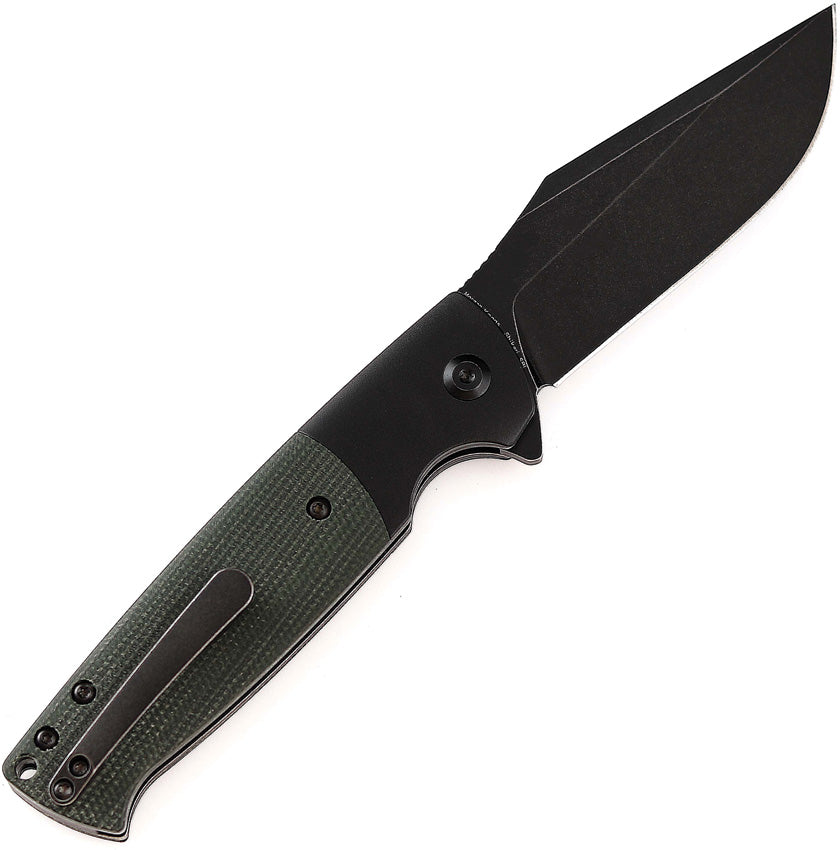 Kansept Knives Shikari SBL Button Lock Grn