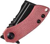 Kansept Knives Mini Korvid Linerlock Red Mic