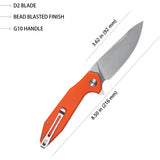 Kubey Nova Linerlock Orange