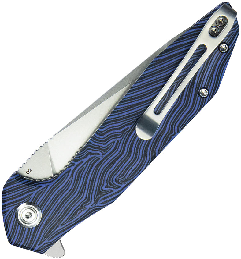 Kubey Nova Linerlock Blue/Blk