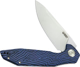 Kubey Nova Linerlock Blue/Blk