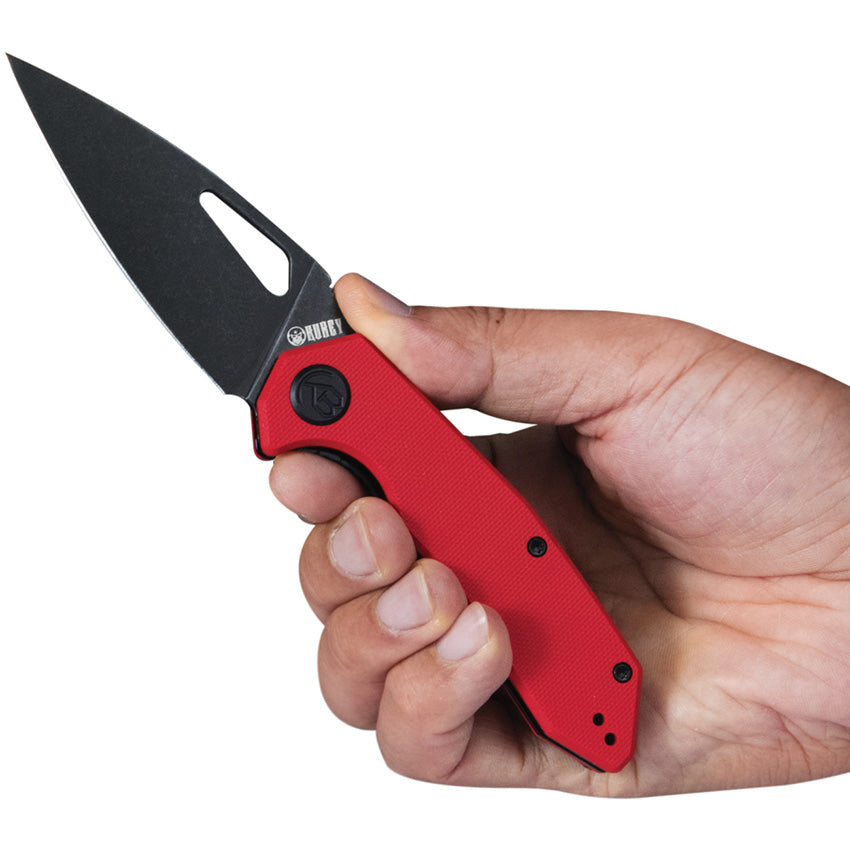 Kubey Coeus Linerlock Black Red