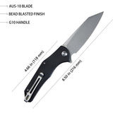 Kubey Flash Linerlock Black