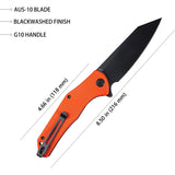 Kubey Flash Linerlock Orange