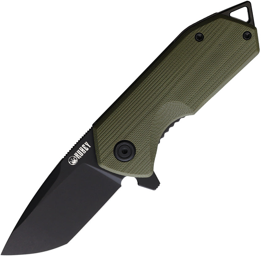 Kubey EDC Linerlock Black OD G10