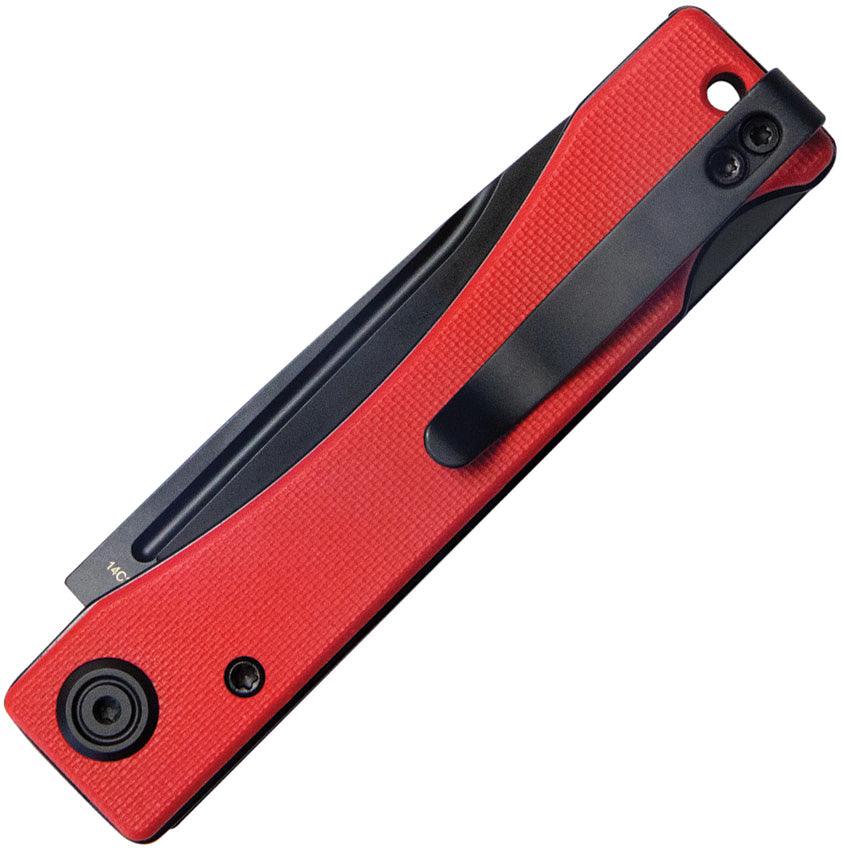 Kubey Akino Lockback Red G10