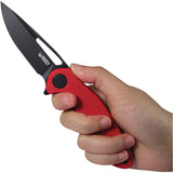 Kubey Dugu Linerlock Black Red