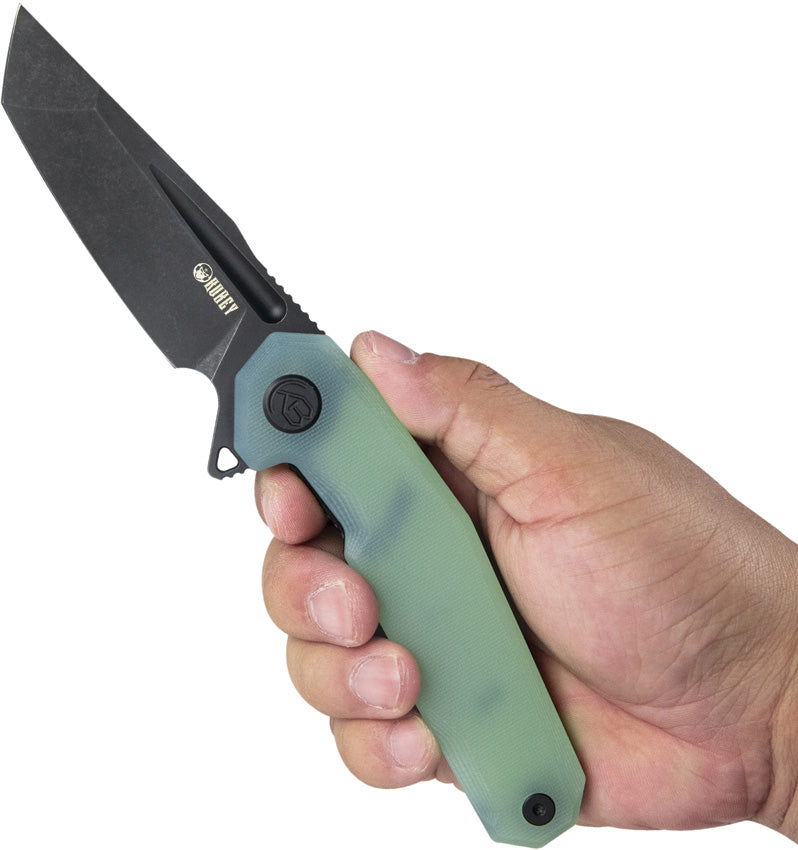 Kubey Carve Nest Linerlock Jade