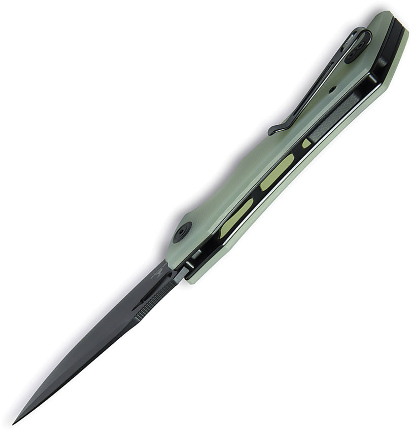 Kubey Raven Linerlock Black Jade