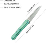 Kubey Dandy Framelock Green Ti