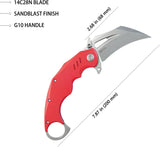 Kubey Wrath Karambit Red