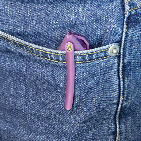 Kubey Vagrant Framelock Purple Ti