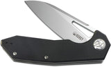 Kubey Vagrant Linerlock Black G10