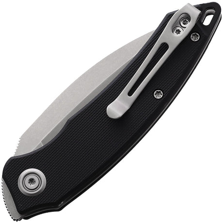 Kubey Leaf Linerlock Black