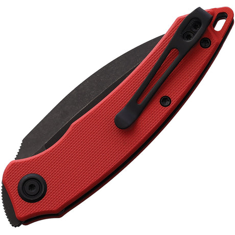 Kubey Leaf Linerlock Red