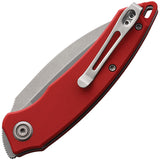 Kubey Leaf Linerlock Red