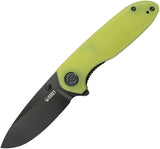 Kubey Belus EDC Linerlock Yellow