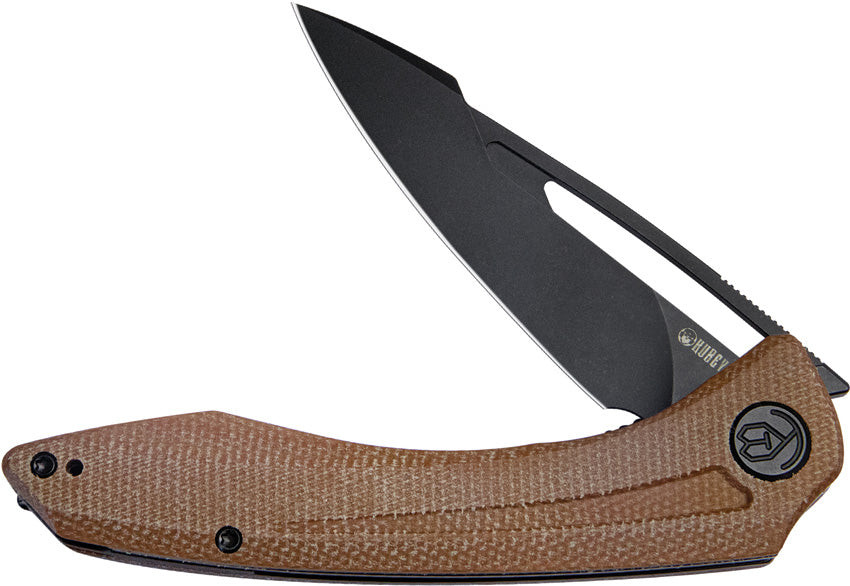 Kubey Merced Linerlock Tan Black