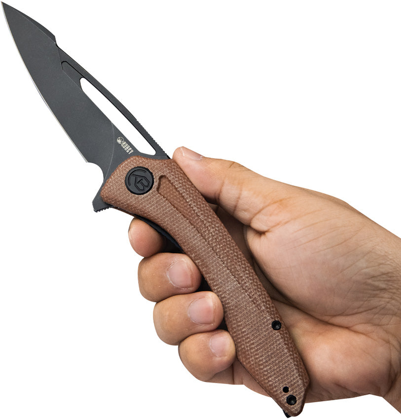 Kubey Merced Linerlock Tan Black