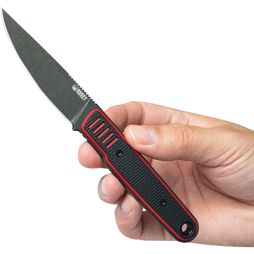 Kubey JL Fixed Blade Black/Red