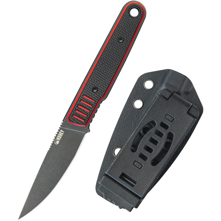 Kubey JL Fixed Blade Black/Red