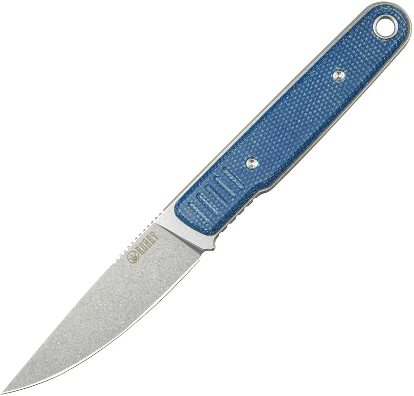 Kubey JL Fixed Blade Blue Micarta