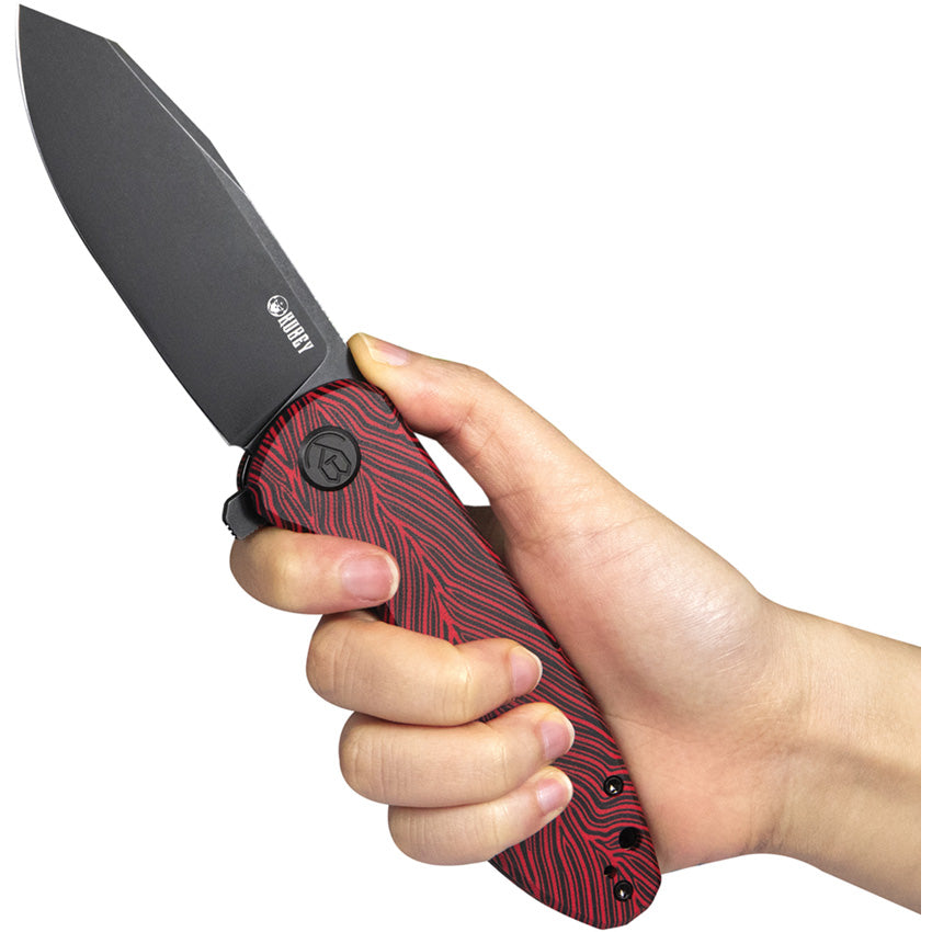 Kubey Master Chief Linerlock Blk/Red