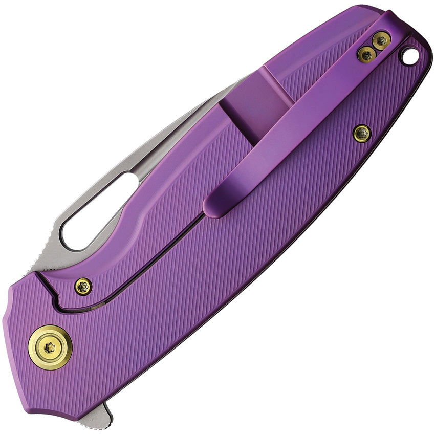 Kubey Tityus Framelock Purple Ti