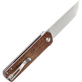 Kansept Knives Foosa Brown Micarta