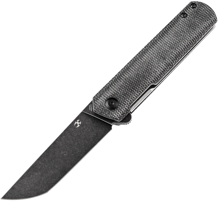 Kansept Knives Foosa Linerlock Black Micarta