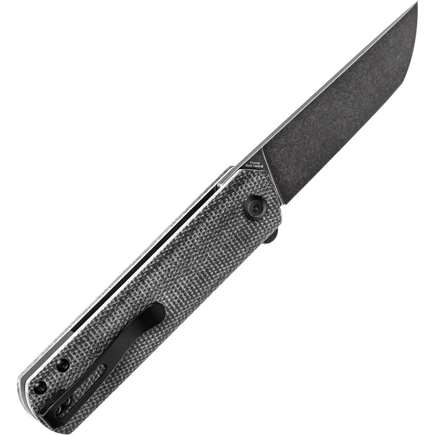 Kansept Knives Foosa Linerlock Black Micarta