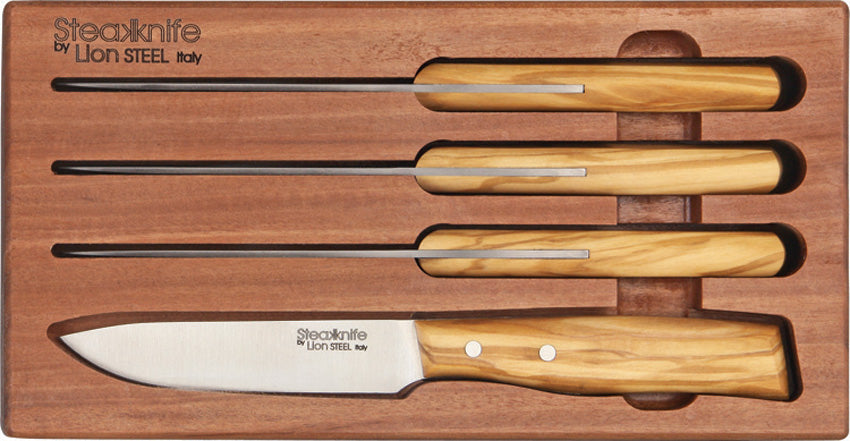 LionSTEEL Four Piece Steak Knife Set