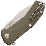 LionSTEEL KUR Linerlock Green