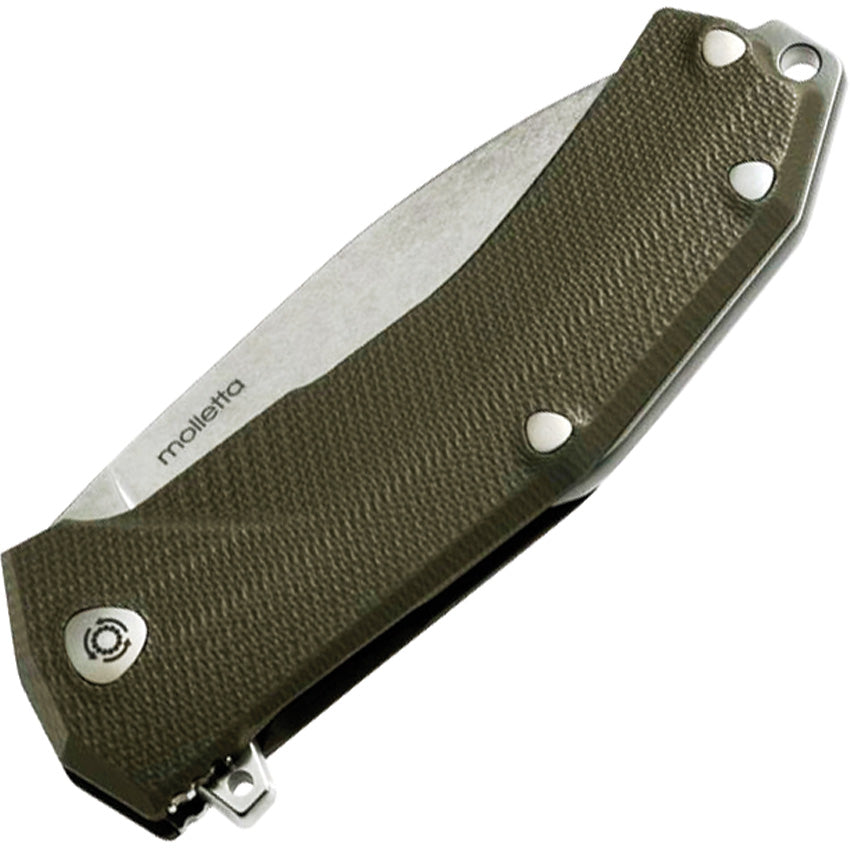 LionSTEEL KUR Linerlock Green