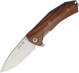 LionSTEEL KUR Linerlock Santos Wood