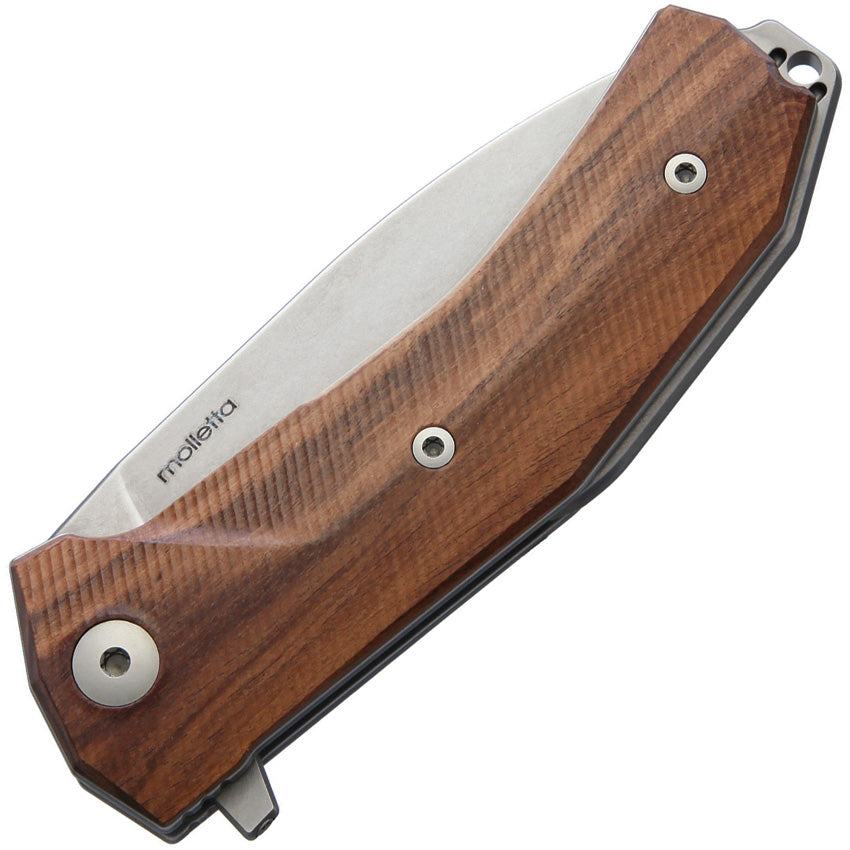 LionSTEEL KUR Linerlock Santos Wood