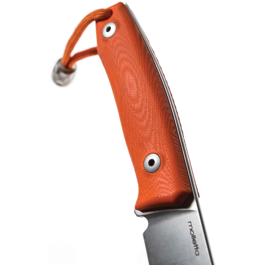 LionSTEEL M1 Fixed Blade Orange G10