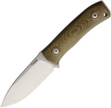 LionSTEEL M4 Fixed Blade Green Canvas