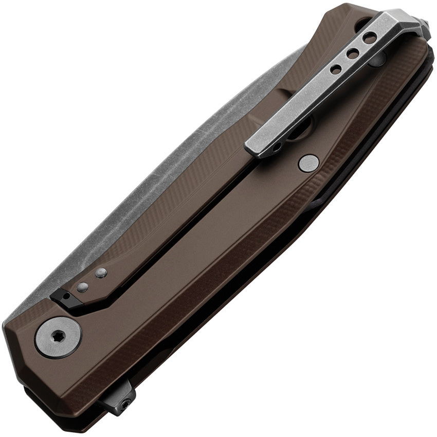 LionSTEEL Myto Framelock Aluminum Brown