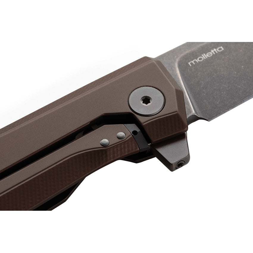 LionSTEEL Myto Framelock Aluminum Brown