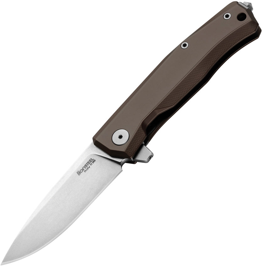 LionSTEEL Myto Framelock Aluminum Brown