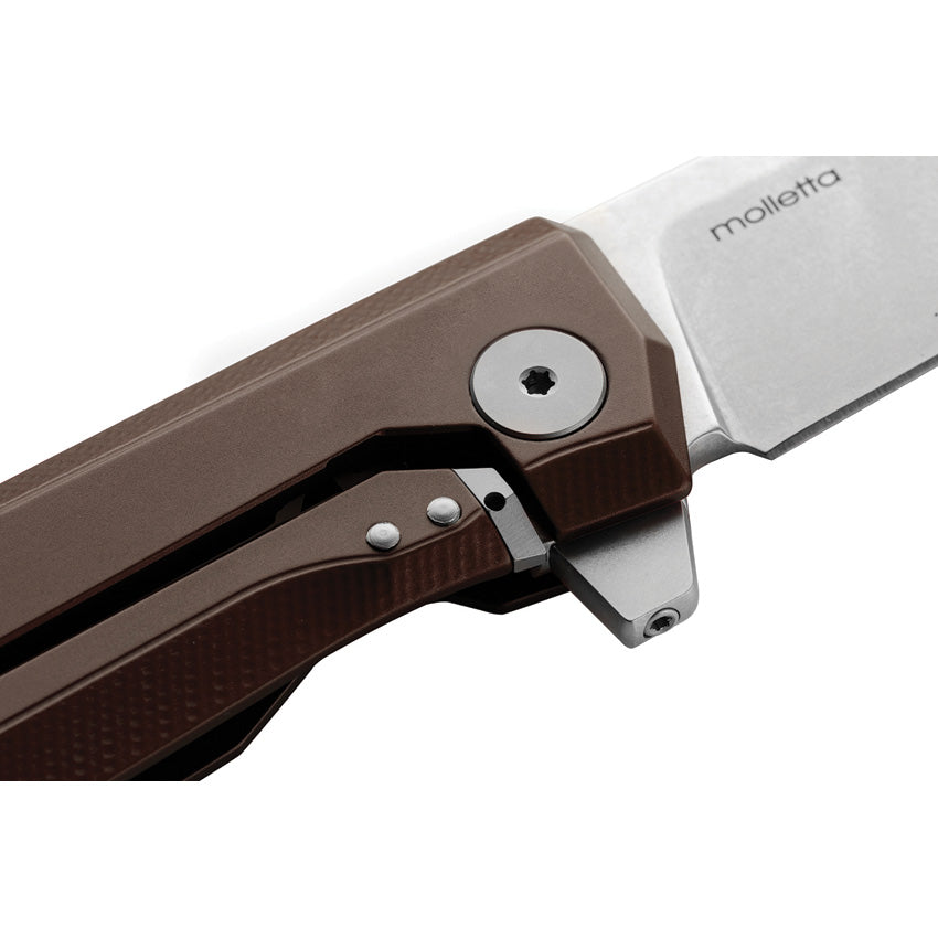 LionSTEEL Myto Framelock Aluminum Brown