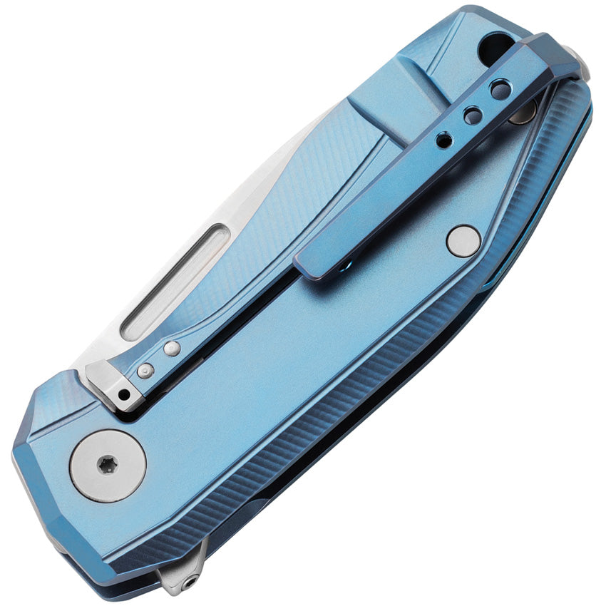 LionSTEEL Nano Framelock Blue TI