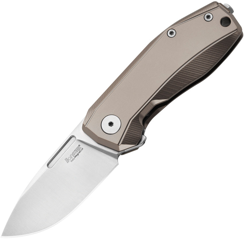 LionSTEEL Nano Framelock Bronze TI