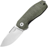 LionSTEEL Nano Framelock Green Micarta