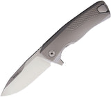 LionSTEEL ROK Titanium Framelock Gray